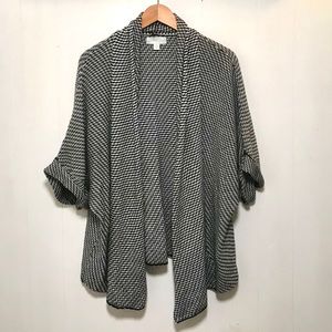 New York & Company Black and White Cardigan